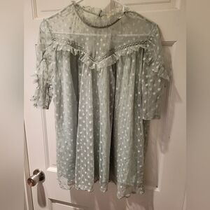 Pink blush Maternity short sleeve top, size Medium